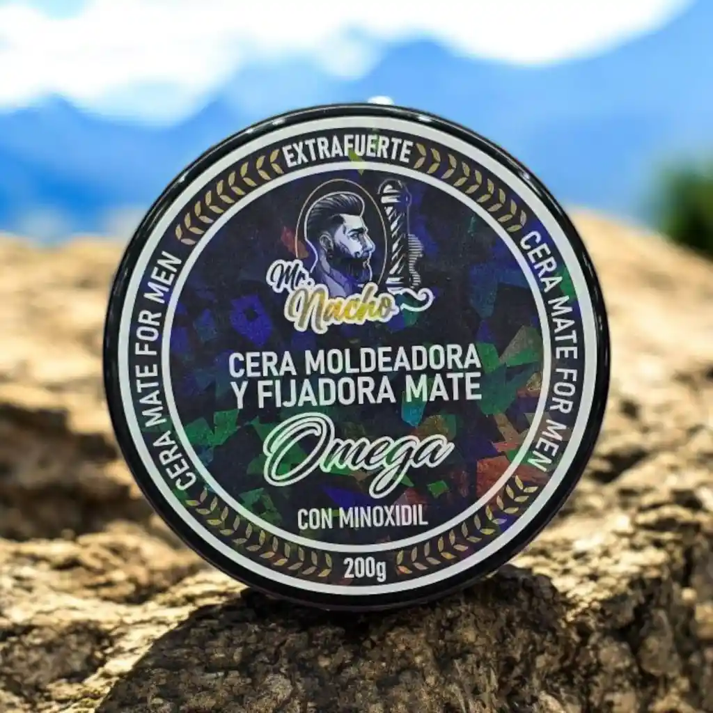 Cera Moldeadora Para Cabello Mr. Nacho Mate Extrafuerte Con Minoxidil