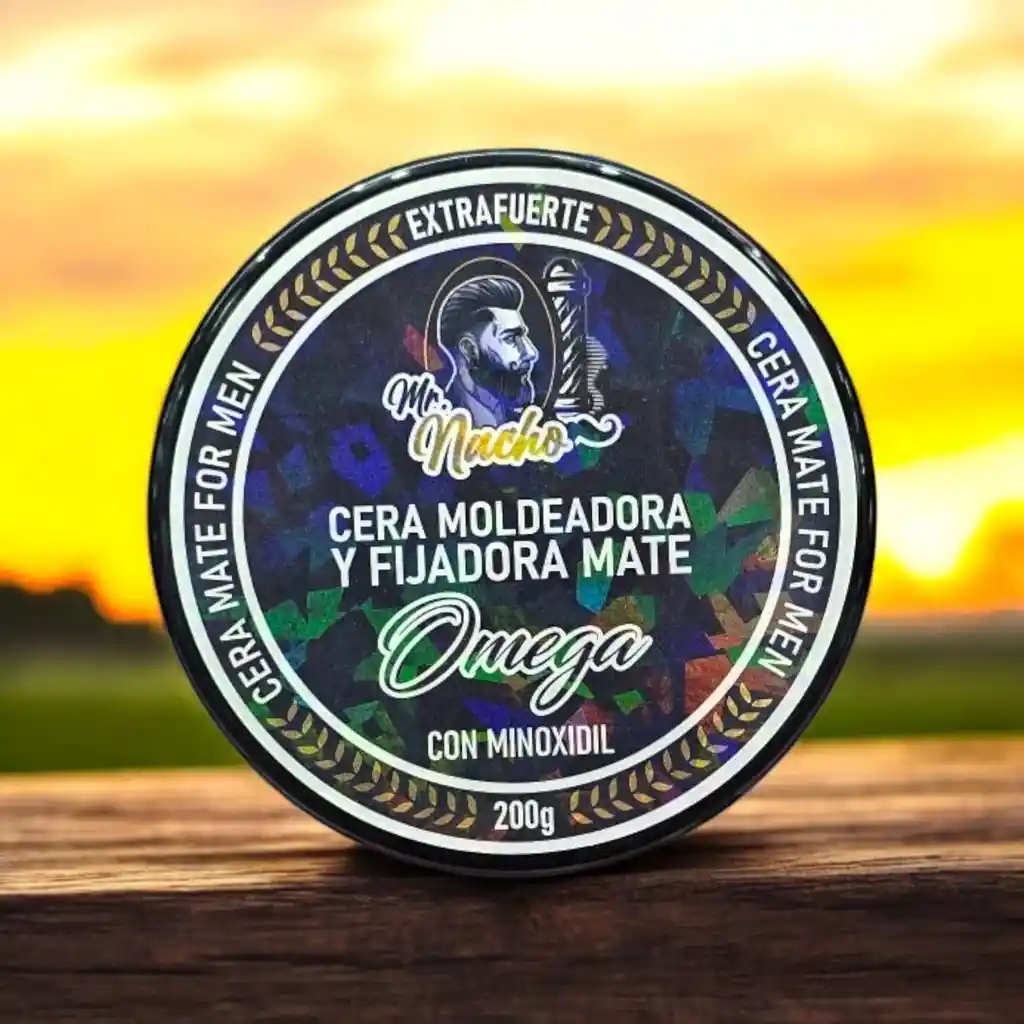 Cera Moldeadora Para Cabello Mr. Nacho Mate Extrafuerte Con Minoxidil