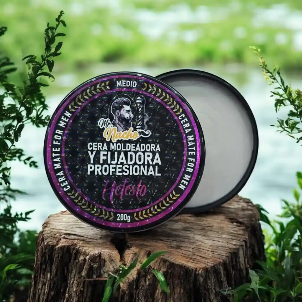 Cera Moldeadora Para Cabello Mr. Nacho Mate Hefesto