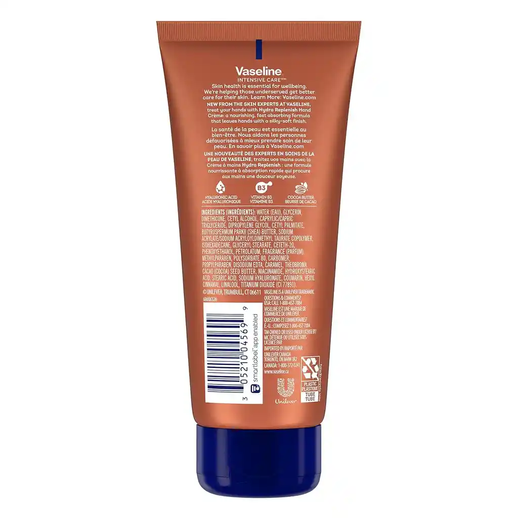 Vaseline Hydra Replenish Crema Reparadora De Manos 100 Ml Original