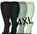 Medias De Compresion Plus Talla 4xl Verde Claro