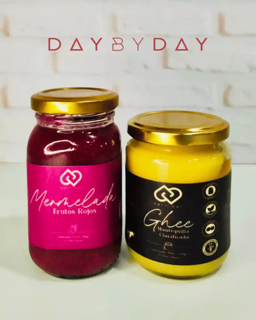 Combo Ghee 200g Mas Mermelada Frutos Rojos