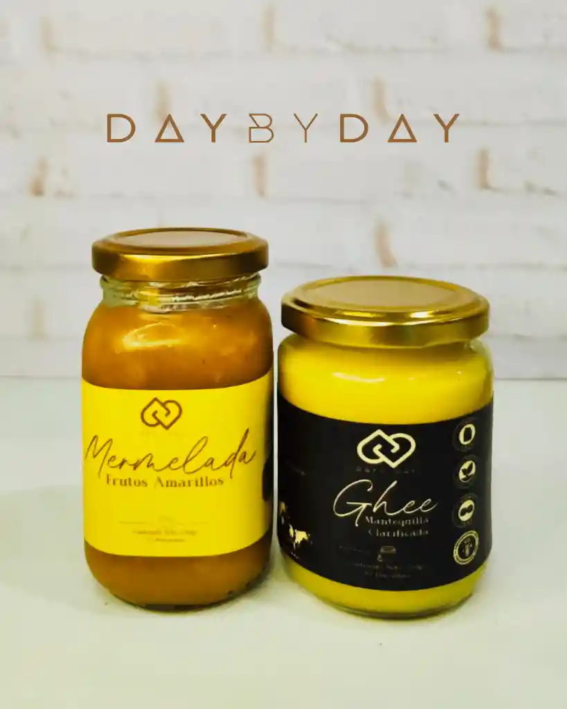 Combo Ghee 200g Mas Mermelada Frutos Amarillos