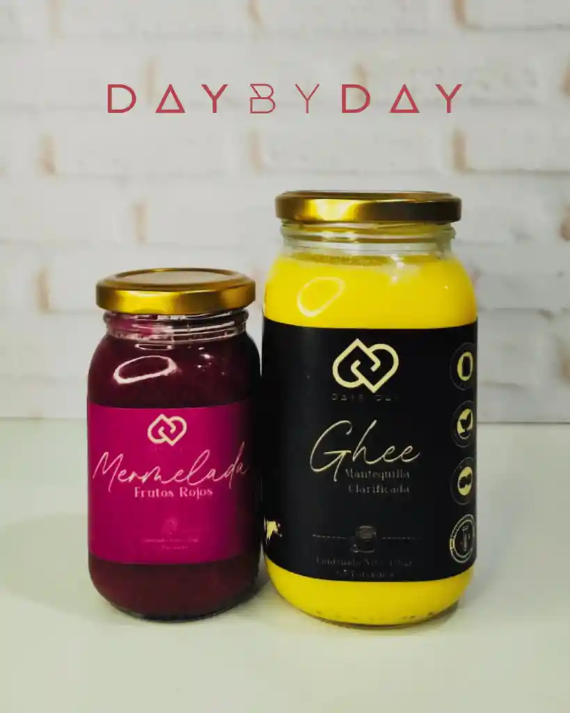 Combo Ghee 400g Mas Mermelada Frutos Rojos