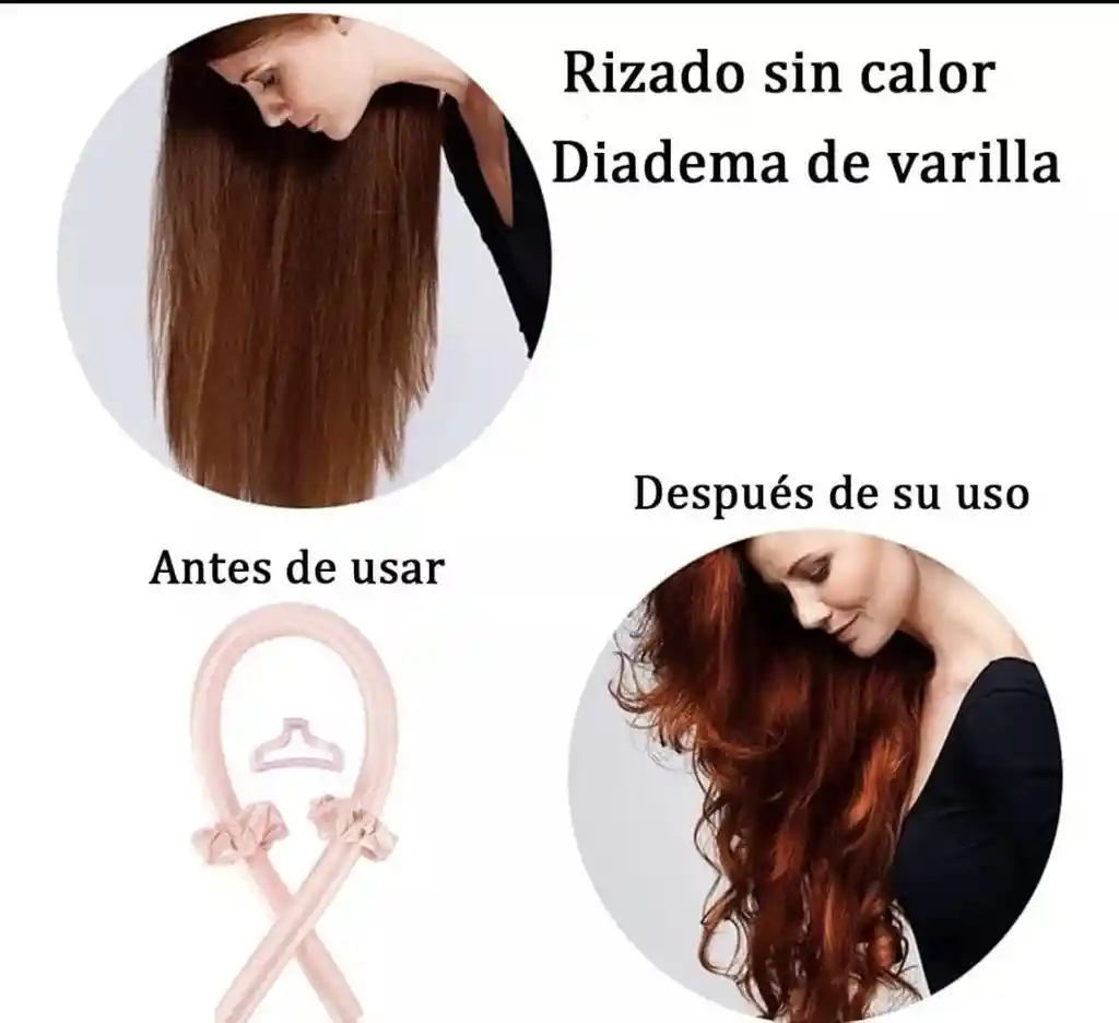 Tubo Rizador De Cabello Sin Calor