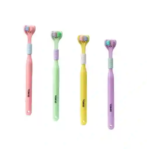 Cepillo De Dientes Tres Caras Limpieza Bucal