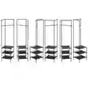 Perchero Organizador De Ropa Mueble Esquinero Armable