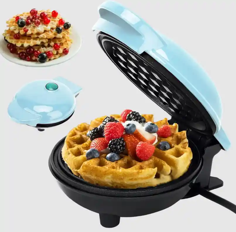 Maquina Mini Waflera Waffles Electrica 350w 110v
