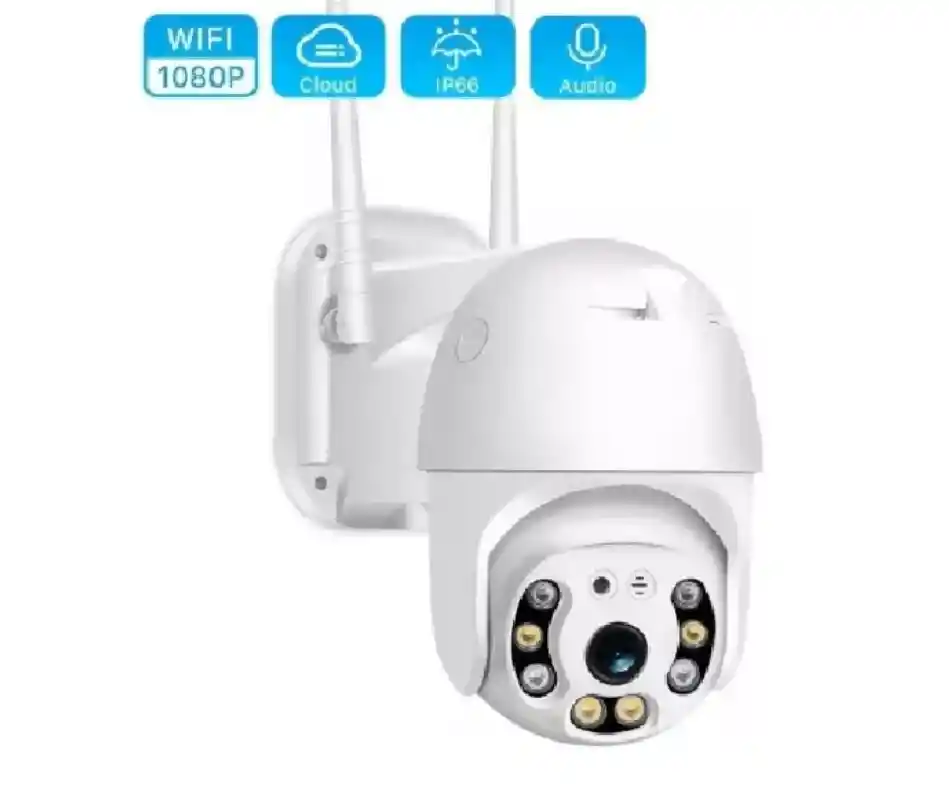 Cámara Ip Exterior De Seguridad Ptz App Yoosee 1080 360 Ip66