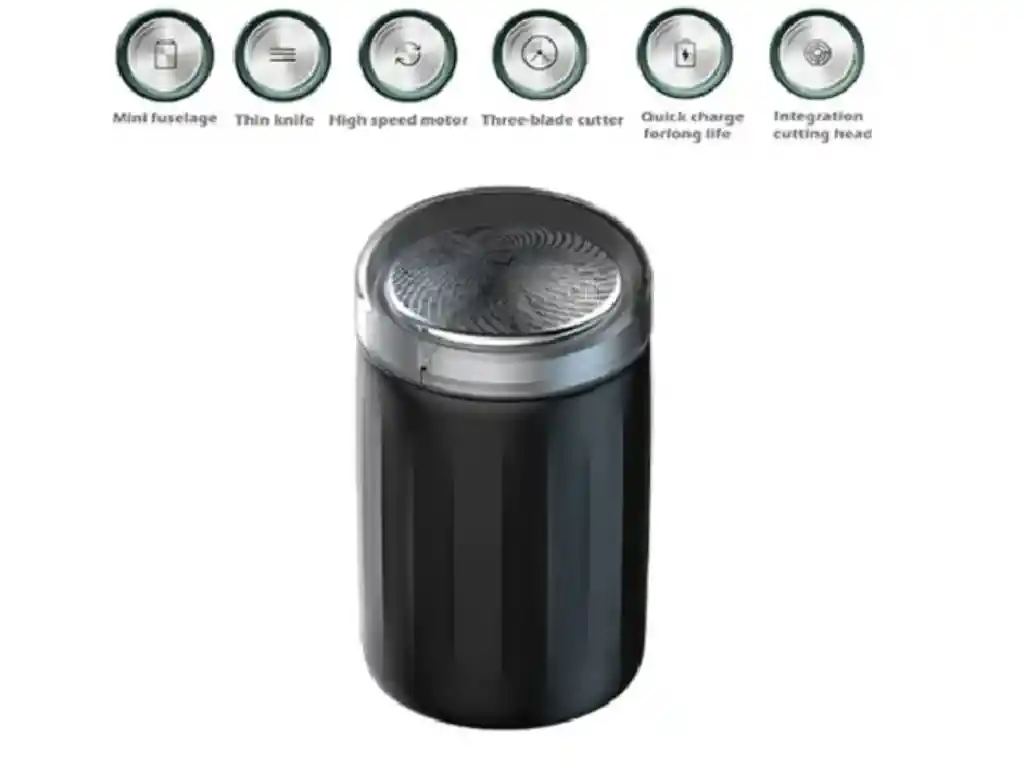 Maquina De Afeitar Portatil Recargable 3,7v