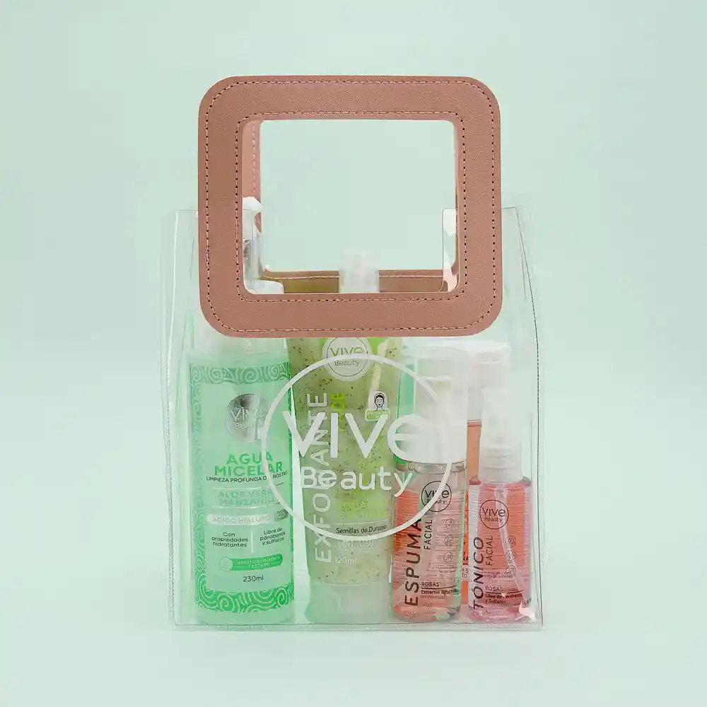 Kit Facial Frescura Natural – 7 Productos + Bolso De Regalo