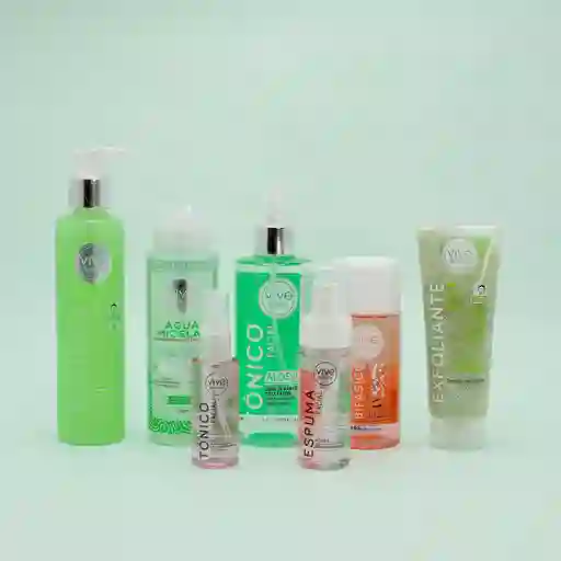 Kit Facial Frescura Natural – 7 Productos + Bolso De Regalo