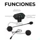 Intercomunicador Auriculares Casco Bluetooh Bt12 Moto Musica