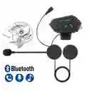 Intercomunicador Auriculares Casco Bluetooh Bt12 Moto Musica