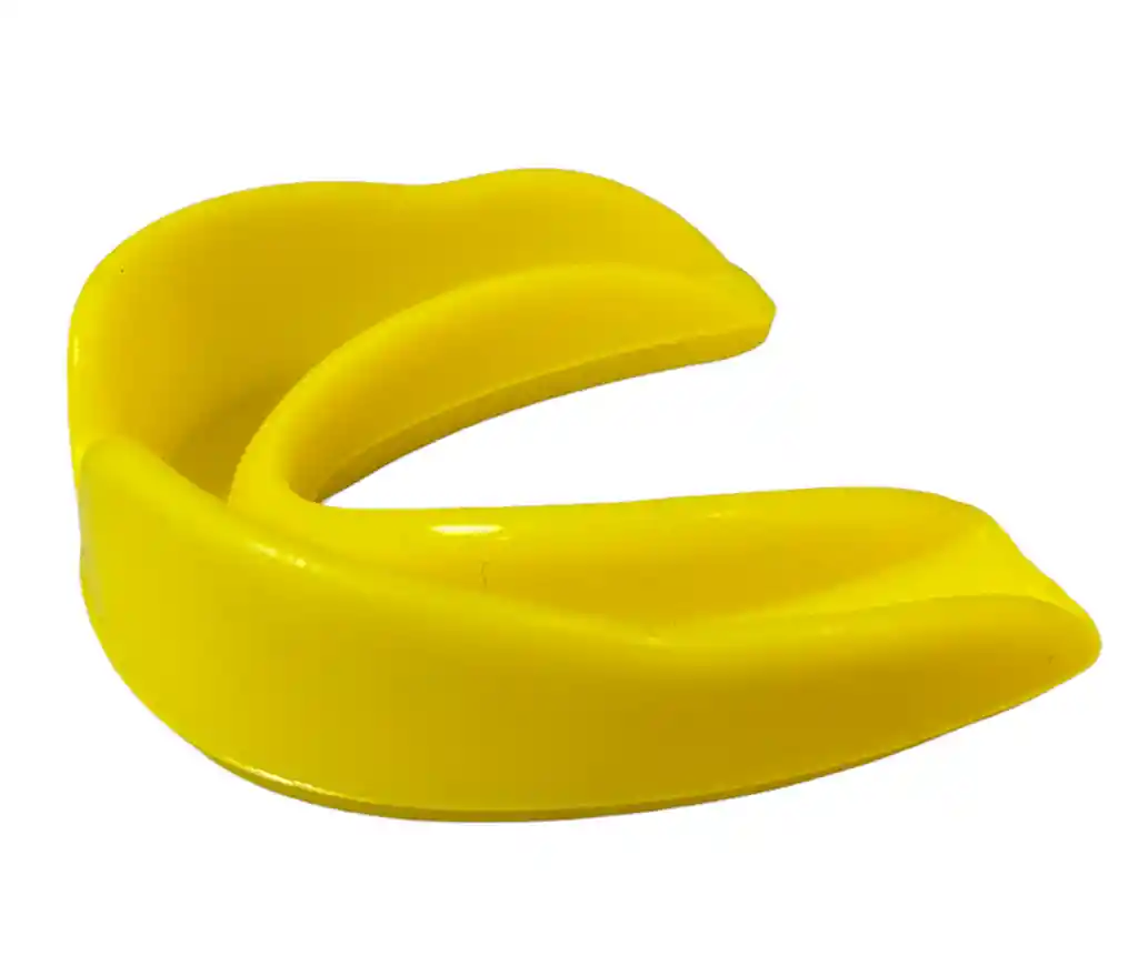 Protector Bucal Miyagi Mouth Guard M3203 Siliconado Sencillo/ Amarillo