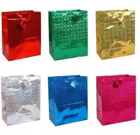 Bolsa De Regalo Holografica 18x22