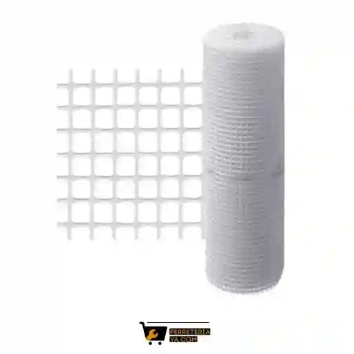Malla Plastica Transparente 1 Mts De Alto X 1mts Largo Cuadro De 15mm X 15mm