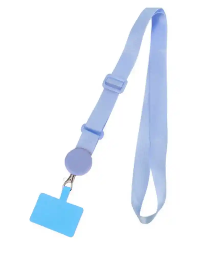 Correa Para Funda De Celular Ancha Universal Azul Claro