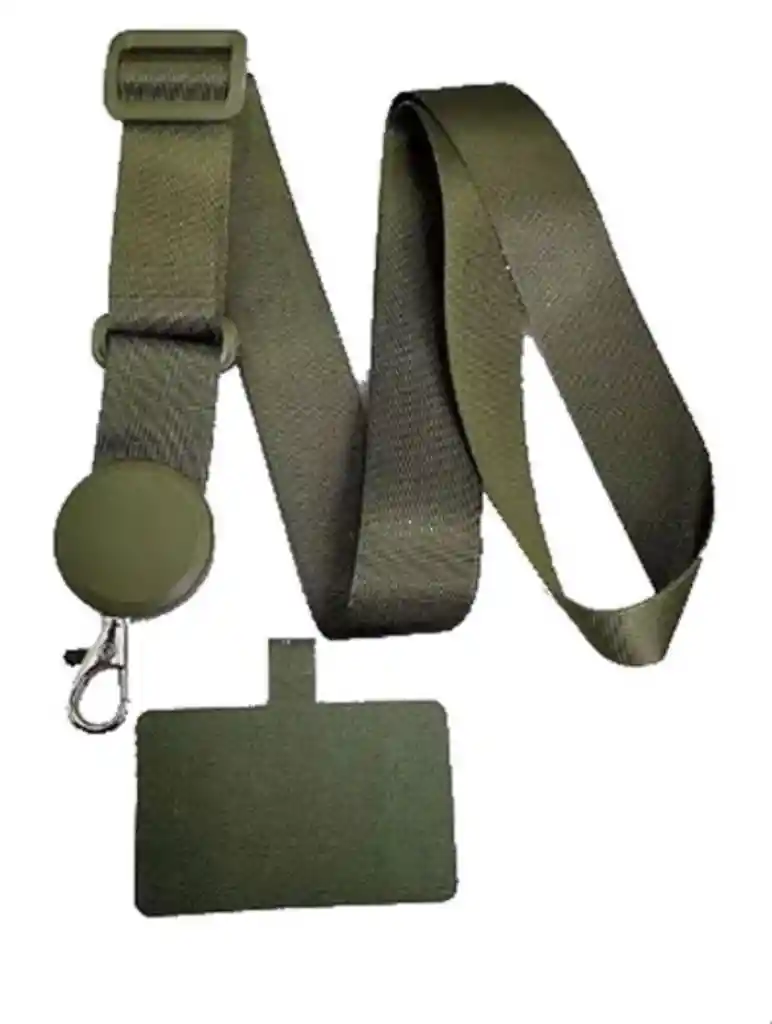 Correa Para Funda De Celular Ancha Universal Verde Oliva