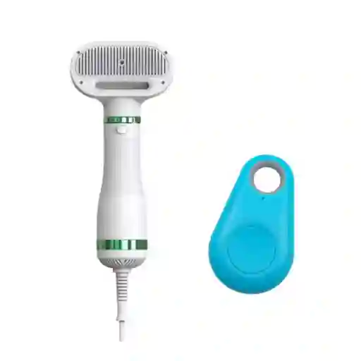 Combo Cepillo Para Mascotas 2en1 + Mini Gps Localizador Anti-2