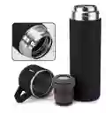 Termo De Acero Inoxidable De 500 Ml Con 2 Tazas Para Servir