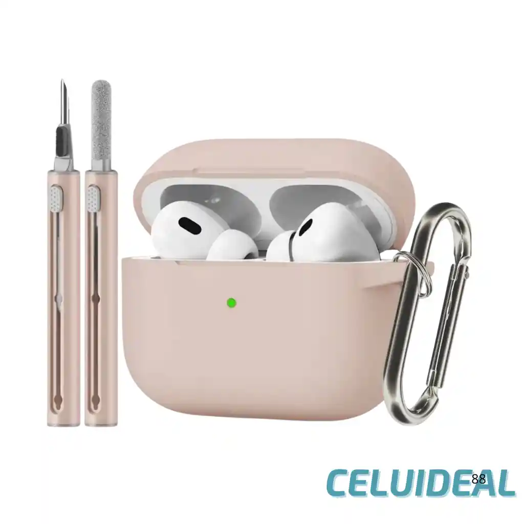 Estuche Airpods Pro 1 Y Airpods Pro 2 Palo Rosa