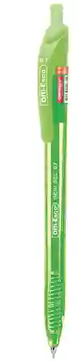 Bolígrafo Retractil Tinta Verde Biche