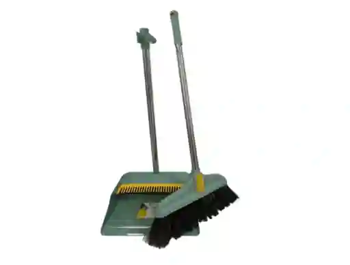 Kit Escoba Y Recogedor Ajustable Set De Limpieza Ajustable
