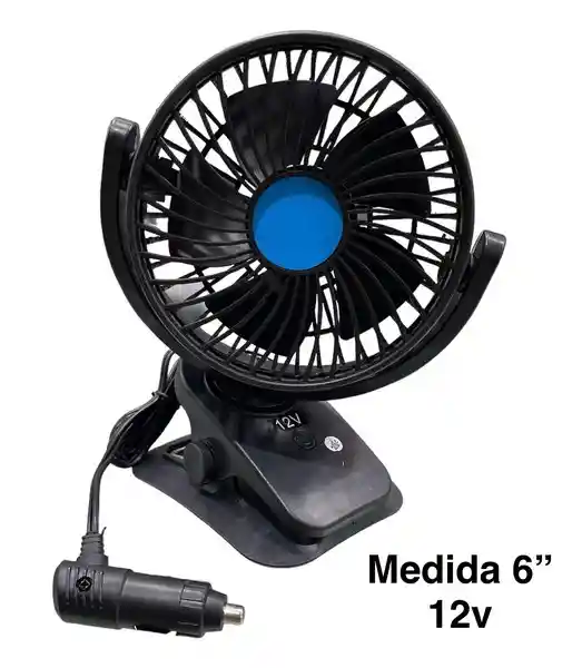 Ventilador Carro 6”