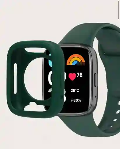 Manilla Silicona Para Apple Watch 38/40/41mm Verde Oscuro