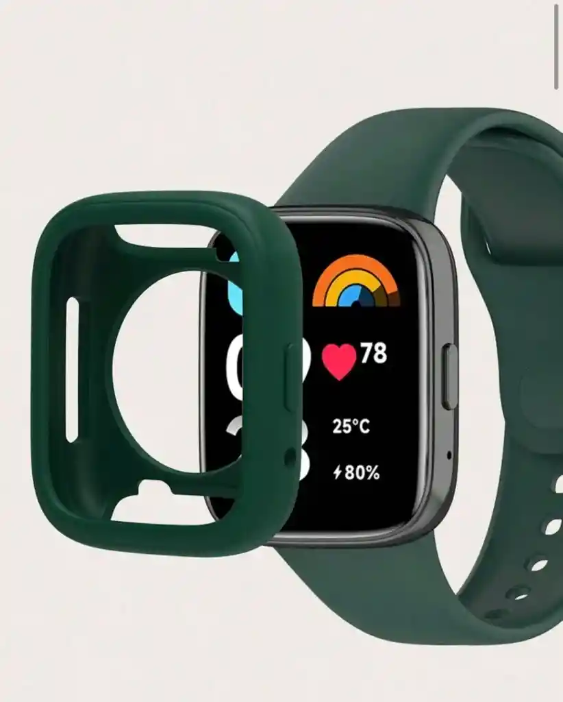 Manilla Silicona Para Apple Watch 38/40/41mm Verde Oscuro