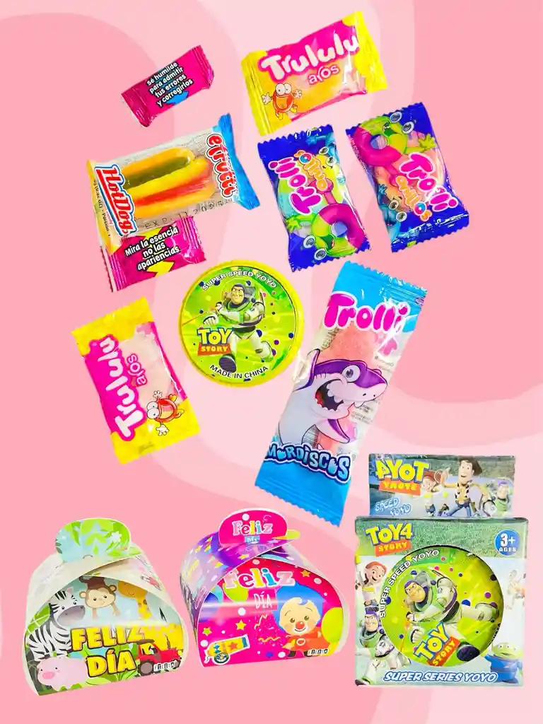 Regalo Caja Sorpresa Dia Del Niño Endulzado Y Yoyo - Dia Del Niño - Sorpresa Para Cumpleaños