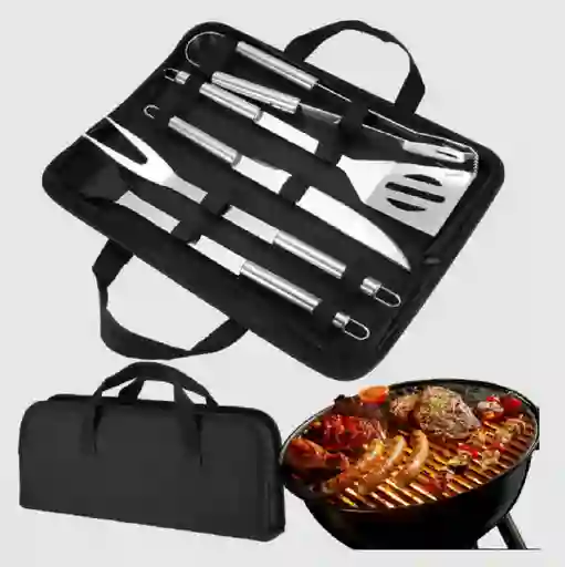 Juego De Herramientas Set De Utensilio Para Asado X6