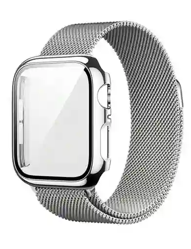 Manilla Metalizada Para Apple Watch 38/40/41mm Color Plata