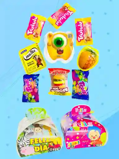 Regalo Caja Sorpresa Dia Del Niño Endulzado Con Gomitas Candy Monster - Dia Del Niño - Sorpresa Para Cumpleaños