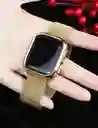 Manilla Metalizada Para Apple Watch 38/40/41mm Color Dorado
