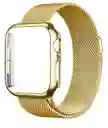 Manilla Metalizada Para Apple Watch 38/40/41mm Color Dorado