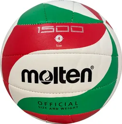 Balón De Voleibol #4 Molten V4m1500 Cosido A Maquina/suave - Bl-rj