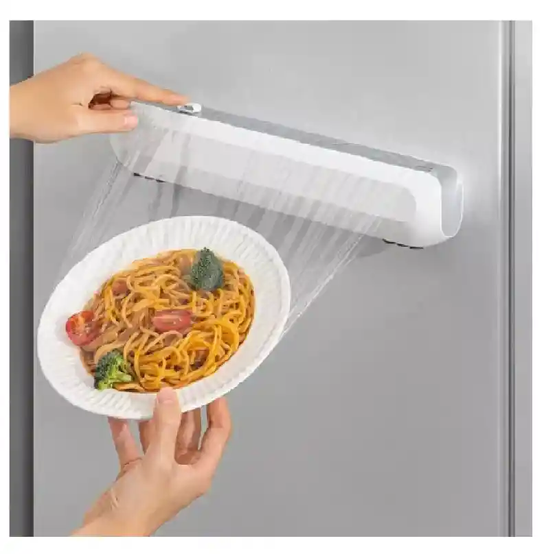 Dispensador Magnetico De Plastico Pelicula Protectora Alimentos