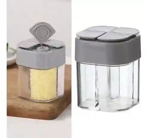 Dispensador De Especias Cuadrado Con 4 Espacios