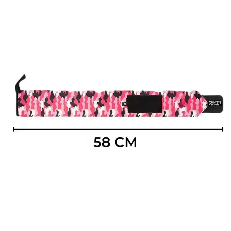 Muñequera De Fuerza Militar Fitness Gym Color, Rosado