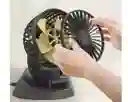 Mini Ventilador Doble Refrigerante Para Auto