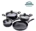 Bateria De Ollas 7 Piezas Home Elements