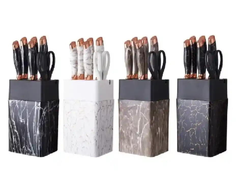 Set De Cuchillos En Cerámica