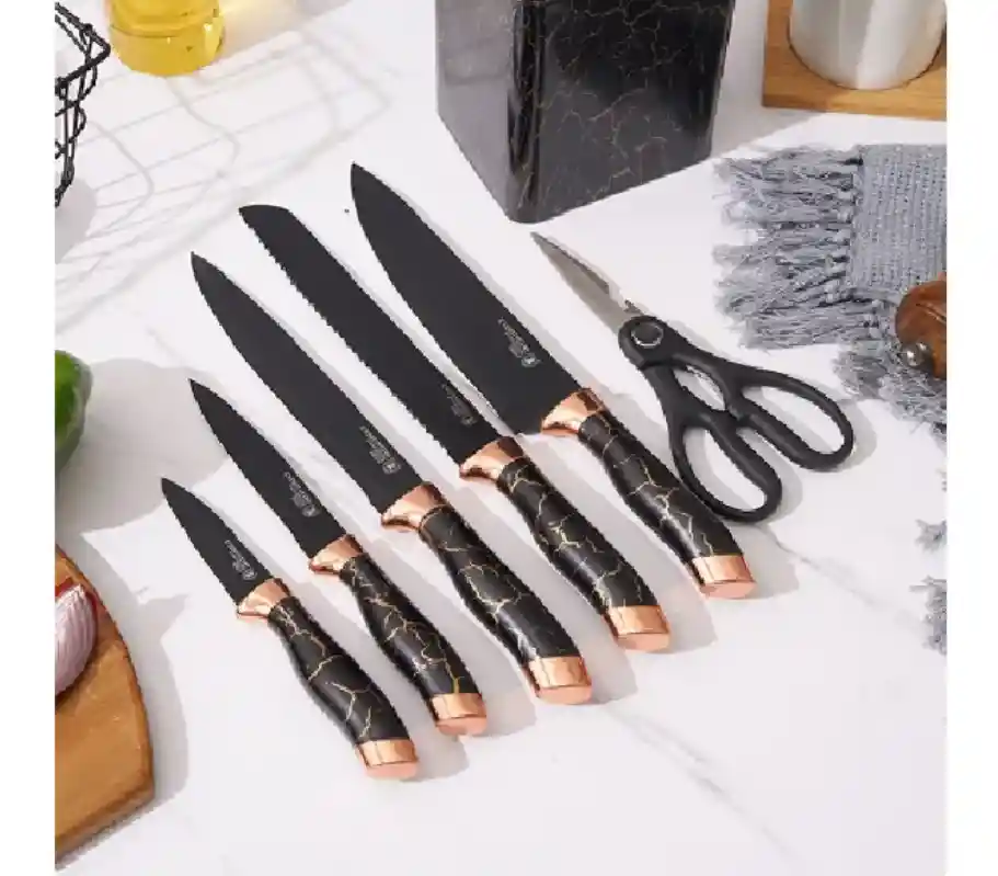 Set De Cuchillos En Cerámica