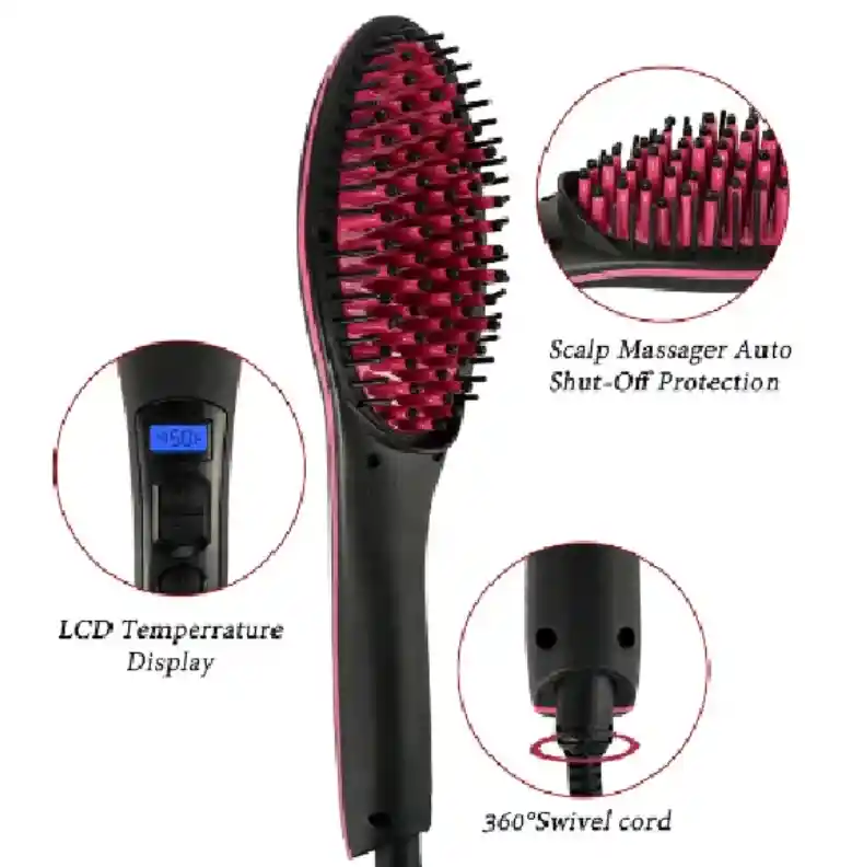 Cepillo Secador Electrico Para Cabello
