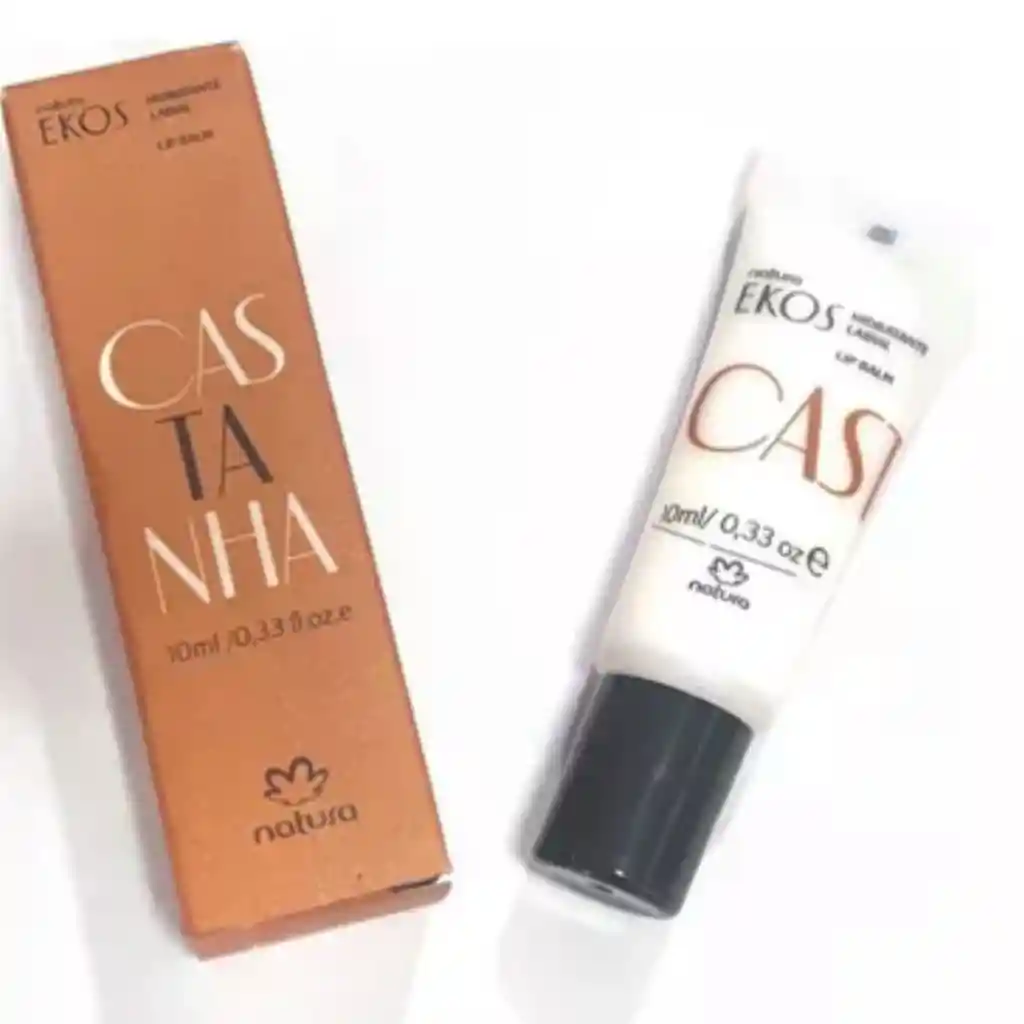 Hidratante Labial Lip Balm Ekos Castaña