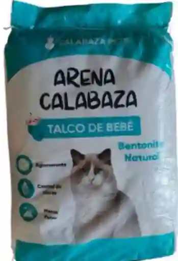Arena Kalabaza Para Gatos Aroma Talco Bebe X 10kg