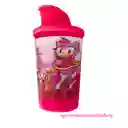 Vaso Fucsia Amy Sonic Con Tapa