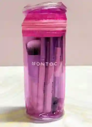 Kit De Brochas Viajero Montoc Fuscia Lp665